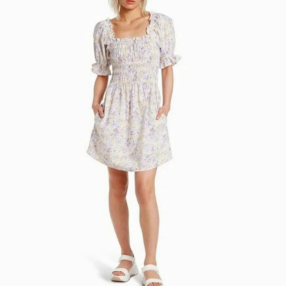 Levi's Women's Puff Short Sleeve Verenne Dress - Floral